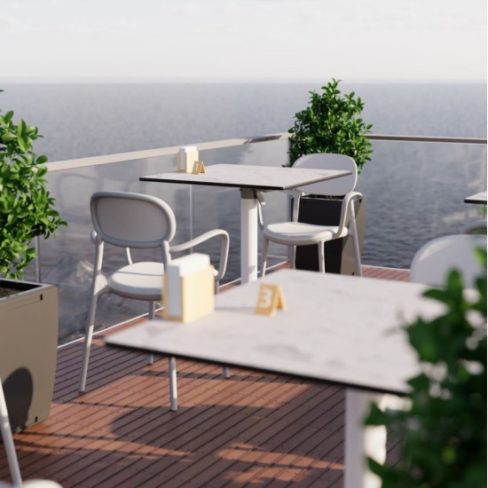 Moon-C Masa 69x69 V2 Katlanır