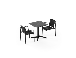 Masa Takımı Moon 70x70 Sabit & Nes Koltuk | 2 Kişilik