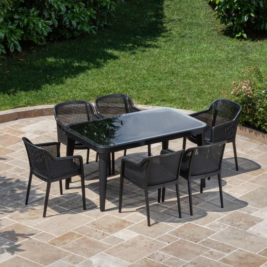 Masa Takımı Osaka 90x150 & Octa Koltuk | 6 Kişilik