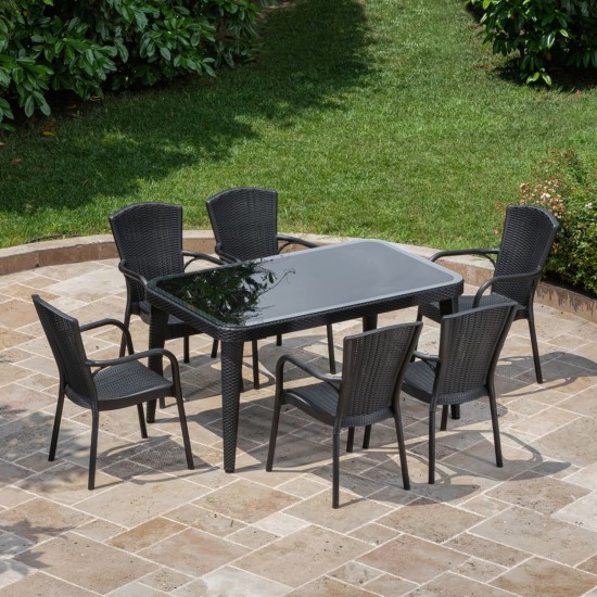 Masa Takımı Osaka 90x150 & Royal Koltuk | 6 Kişilik