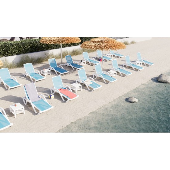 Mare Kolçaklı Şezlong