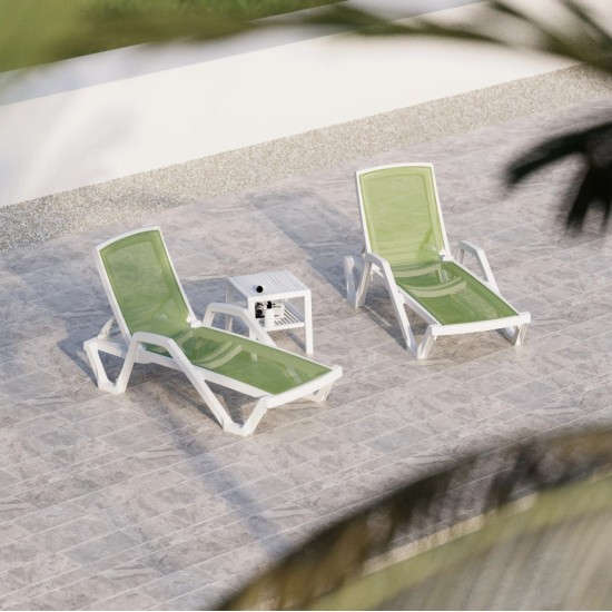 Mare Kolçaklı Şezlong