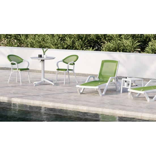 Mare Kolçaklı Şezlong