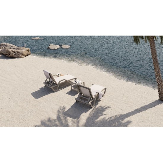 Mare Kolçaklı Şezlong