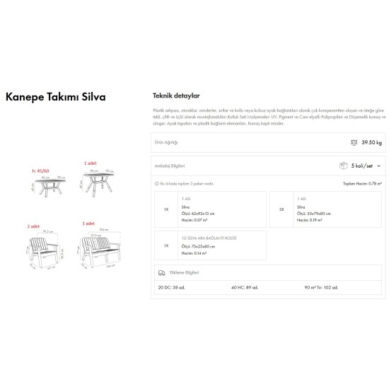Silva Kanepe Takımı 2+2+1