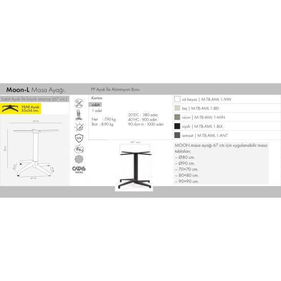 Moon-L Masa Ayağı (67)
