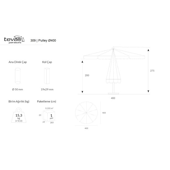 309 | Pulley Ø400