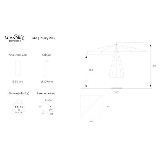 343 | Pulley 3×3