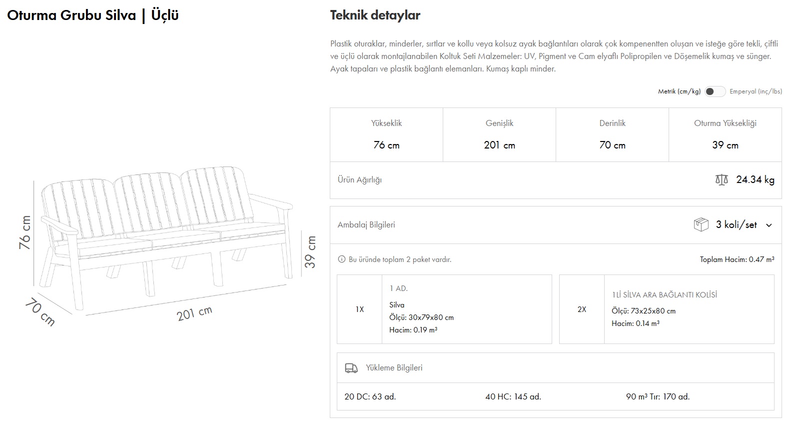 Silva Üçlü Oturma Grubu