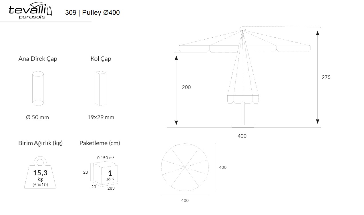 309 | Pulley Ø400