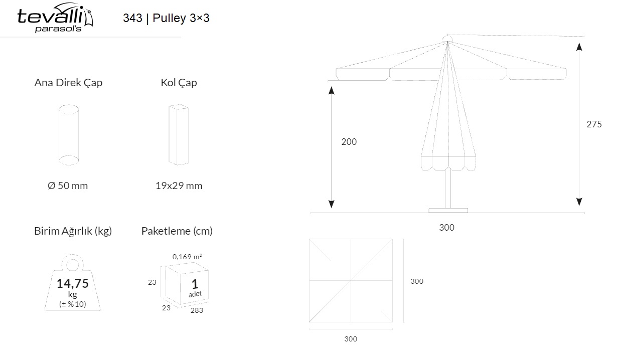 343 | Pulley 3×3